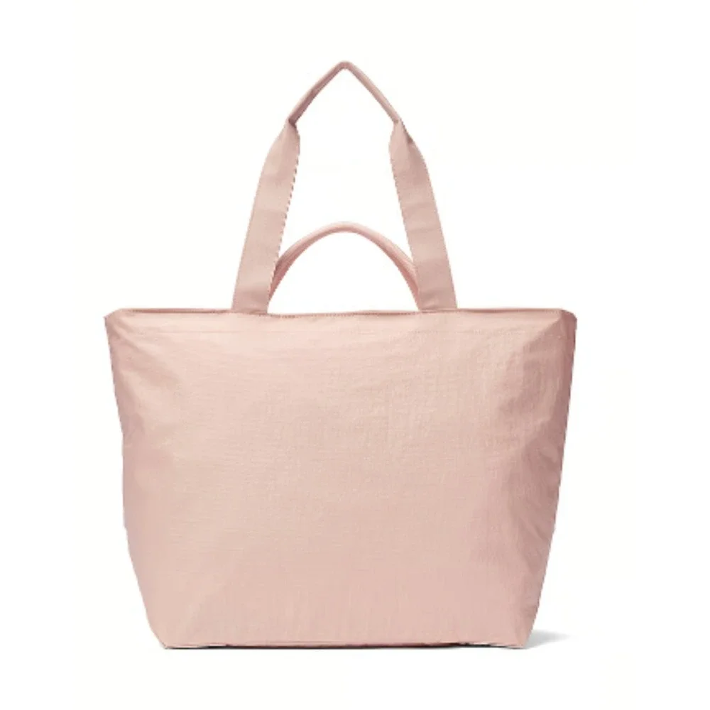 Victoria's Secret VSX Large Pink Tote Bag Gym Travel Shopper Carryall Athleisure
